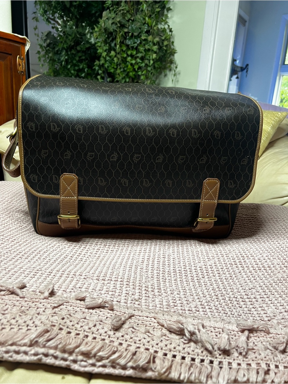 Vintage Christian Dior Travel Luggage Bag RARE - Picture 7 of 17